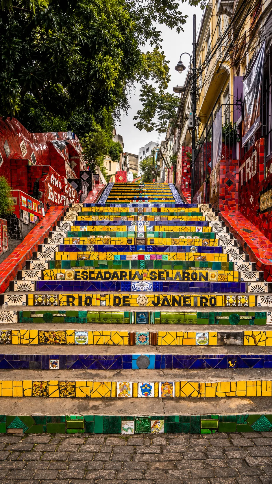 Escadaria Selarón steps, Rio de Janeiro